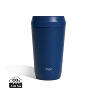 Topl-Trinkbecher aus rec. Stahl mit 360-Grad-Deckel 354ml, navy blau