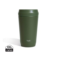 Topl-Trinkbecher aus rec. Stahl mit 360-Grad-Deckel 354ml, grün