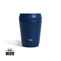 Topl Recycled Steel To Go Tumbler Patented 360 Lid 235ml, navy