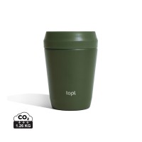 Topl Recycled Steel To Go Tumbler Patented 360 Lid 235ml, green