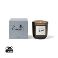 Nordic Essence Duftkerze klein. blau, dunkelbraun