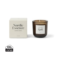 Nordic Essence Duftkerze klein. off white, dunkelbraun