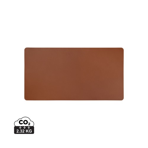 VINGA Timo PU RCS RPET desk pad, brown