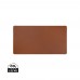 VINGA Timo PU RCS RPET desk pad, brown