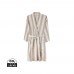 VINGA Ornos GRS Hamam-Bademantel S/M. beige, weiß