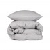 VINGA Marston OCS organic cotton bed linen. 4 pcs set, grey