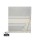 VINGA Tolo Hamam-Frottierhandtuch. grau, off white