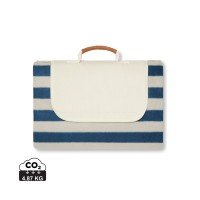 VINGA Alba GRS RPET picnic blanket large, navy