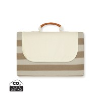 VINGA Alba GRS RPET picnic blanket small, brown