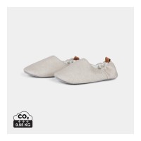 VINGA Moulton RCS RPET slippers S/M. beige, feather grey