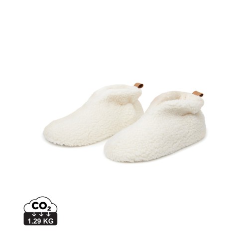 VINGA Santos RCS recycled pet cosy slippers, off white