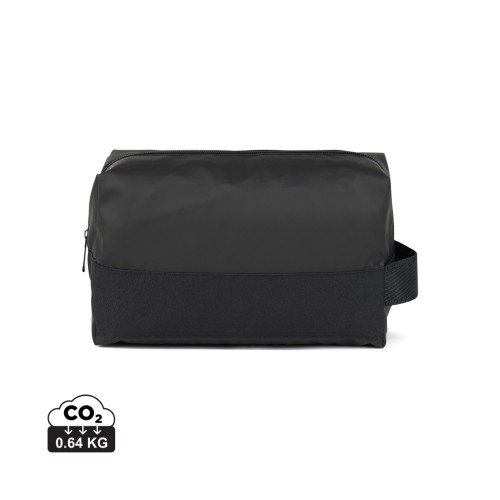 VINGA Livorno GRS recycled polyester toilettas, zwart