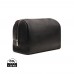 VINGA Bermond RCS gerecycled PU toilettas, zwart
