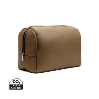 VINGA Bermond RCS gerecycled PU toilettas, bruin