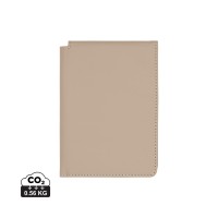 VINGA Baltimore RCS recycled polyester RFID passport cover, greige