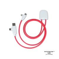 Xoopar Lighting ICE-C Oplaadkabel, Rood