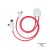 Xoopar Lighting ICE-C Oplaadkabel, Rood