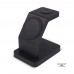 Xoopar Icon 3 in 1 Magnetic Wireless charger, Black