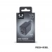 2WC30 I Fresh 'n Rebel Mini Charger USB-C + A PD // 30W, Donker gun metal