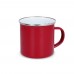 Enamel mug 350ml, Red