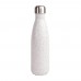Sagaform Nils stalen fles Splash 500ml, Wit / Zwart