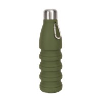 Sagaform Stig foldable bottle 550ml, Green