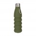 Sagaform Stig foldable bottle 550ml, Green