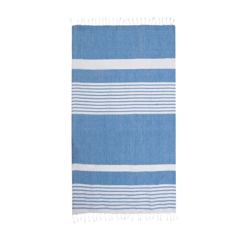 Sagaform Ella Hamam towel organic cotton 145x250cm, Blue