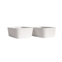 Sagaform Flora ovenschaal mini 2-delig, Wit