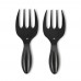 Byon Insalata Salatbesteck Steel, Schwarz
