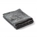 Kosta Linnewafveri Fleece deken Jaquard 130x170 cm, Donker Grijs