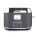 Muse broodrooster 1000 Watt, Donker Grijs