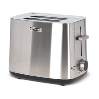 Muse Edelstahl Toaster, Silber