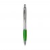 Ball pen Hawaï silver, Silver / Green