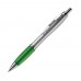Ball pen Hawaï silver, Silver / Green