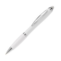 Balpen Hawaï stylus hardcolour, Wit / Wit