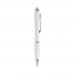Balpen Hawaï stylus hardcolour, Wit / Wit