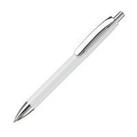 Ball pen Texas metal clip hardcolour, White