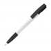 Nash ball pen rubber grip hardcolour, White / Black
