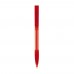 Nash ball pen rubber grip transparent, Transparent / Red