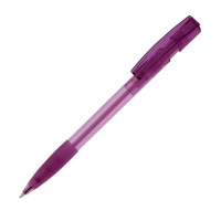 Nash ball pen rubber grip transparent, Transparent / Purple
