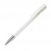 Balpen Nash metalen tip hardcolour, Wit / Wit