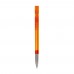 Nash ball pen metal tip transparent, Transparent / Orange