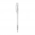 Balpen Nash transparant, Transparant / Wit