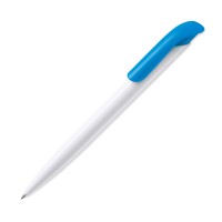 Ball pen Atlas hardcolour, White / Light Blue