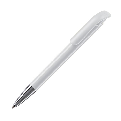 Balpen Atlas hardcolour metalen tip, Wit