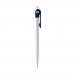 Balpen Futurepoint hardcolour, Wit / Donkerblauw