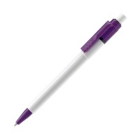 Balpen Baron Colour hardcolour, Wit / Paars