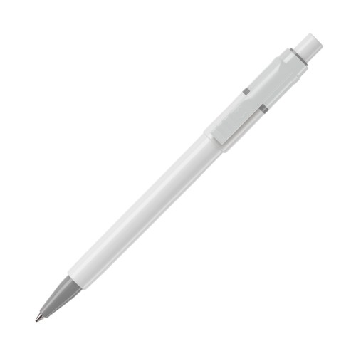 Balpen Baron hardcolour, Wit / Grijs