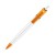 Ball pen Ducal Colour hardcolour, White / Orange
